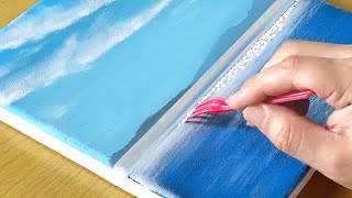Sail Boat Painting / Acrylic Painting for Beginners / STEP by STEP #265