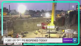 Less than 2 weeks after deadly collapse in Philadelphia, I-95 has reopened