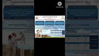 تعلن وزارة الاسكان عن طرح شقق سكنية جديدة في يوم 18/11 عام 2025 لمحدود الدخل ومتوسطي الدخل #اكسبلور