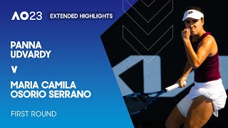 Panna Udvardy v Maria Camila Osorio Serrano Extended Highlights | Australian Open 2023 First Round