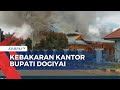 Kebakaran Kantor Bupati Dogiyai Papua Tengah, Polisi Tengah Dalami Penyebabnya!