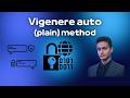 Vigenere auto (plain) key method