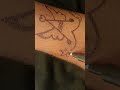 සරල ටැටූ එකක්🤫 shortvideo trending tattoo virel art