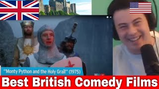 American Reacts Top 10 British Comedy Films of All Time