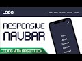 Build the Responsive Sticky Navbar using HTML, CSS & Javascript!