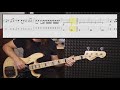 Fleetwood Mac - The Chain (bass cover with tabs in video)