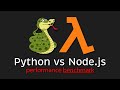Python vs. Node.js (AWS Lambda) performance benchmark (2023)