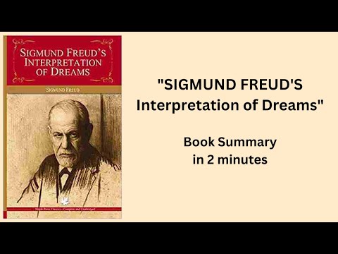 What Did Sigmund Freud suggest in his book The Interpretation of Dreams?
