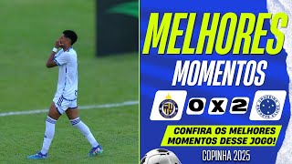 São Carlos 0 x 2 Cruzeiro | Melhores Momentos | Copinha sub20 2025