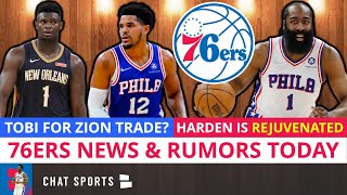 Sixers Rumors: Trade Tobias Harris For Zion Williamson? James Harden Is REJUVENATED Following Trade