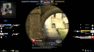 AWP Collat Wallbang on Cobblestone