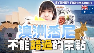 🇦🇺澳洲悉尼必去景點！☕️🌊🐟🏝️🐨🦞🦐🌄