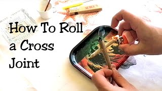 How to Roll a Cross Joint with Hash #cannabis#حشيش
