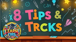 Multiplication Tips and Tricks: Master the 8 Times Table Quickly!