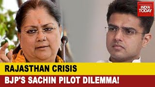 BJP In A Dilemma Over Sachin Pilot Due To Internal Compulsions | Breaking News
