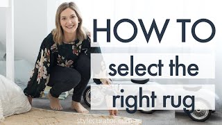 How to select the right rug