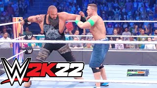 Braun Strowman Vs John Cena Fight Wwe 2k22 || Janna Gaming