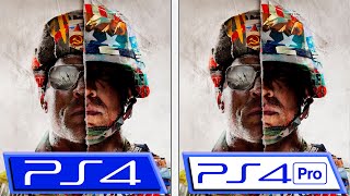 Call of Duty Black OPS: Cold War | PS4 - PS4 Pro | 4K Graphics Comparison & FPS | Alpha