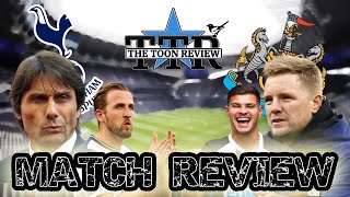 SPURS V NEWCASTLE UNITED MATCH REVIEW