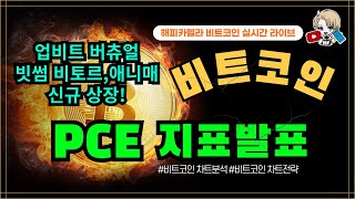 비트코인 실시간, PCE 지표 발표! 업비트 버츄얼, 빗썸 비토르 애니메 신규상장 1/31 저녁💎#비트코인 #비트코인실시간 #이더리움 #리플 #cryptocurrency #차트분석