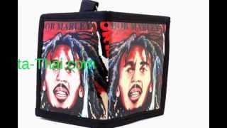 กระเป๋าเงินบ็อบสุดเท่ห์ STRONG PVC WALLET BOB MARLEY