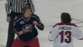 Daniel Carcillo vs Derek Dorsett Nov 26, 2008