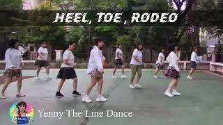 Yenny Line Dance Heel Toe Rodeo demo by Chibi Dancers💃💃