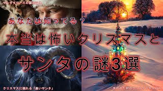 あなたは知ってる？本当は怖いクリスマスとサンタの謎3選【ゆっくり解説】