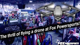 The thrill of flying a drone at Fox Powersports