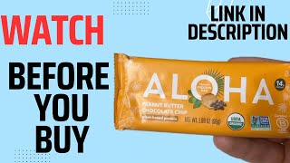 Honest Review of the ALOHA Organic Plant Based Protein Bars