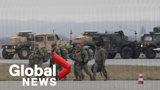 Russia-Ukraine standoff: US troops arrive in Poland, general speaks of "iron clad" alliance