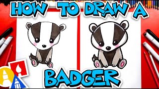 How To Draw Cartoon Badger