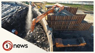 Dramatic images show scale of damage at Christchurch wastewater plant