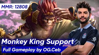 CEB MONKEY KING SOFT SUPPORT 7.37d | Dota 2 Pro Gameplay