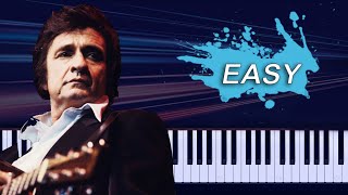 Johnny Cash - Hurt EASY Piano Tutorial