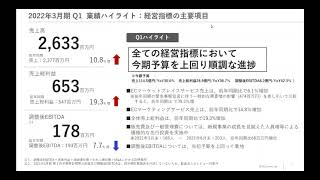 株式会社いつも　2022年3月期第1四半期決算説明会(2021年8月13日)