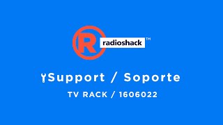 RADIOSHACK SUPPORT / TV RACK 1606022