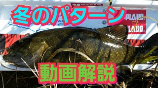 yasu 冬のパターン動画解説『ドリフト\u0026放置』川スモール2017年11月bassfishing