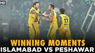 Winning Moments | Islamabad United vs Peshawar Zalmi | Match 24 | HBL PSL 7 | ML2G