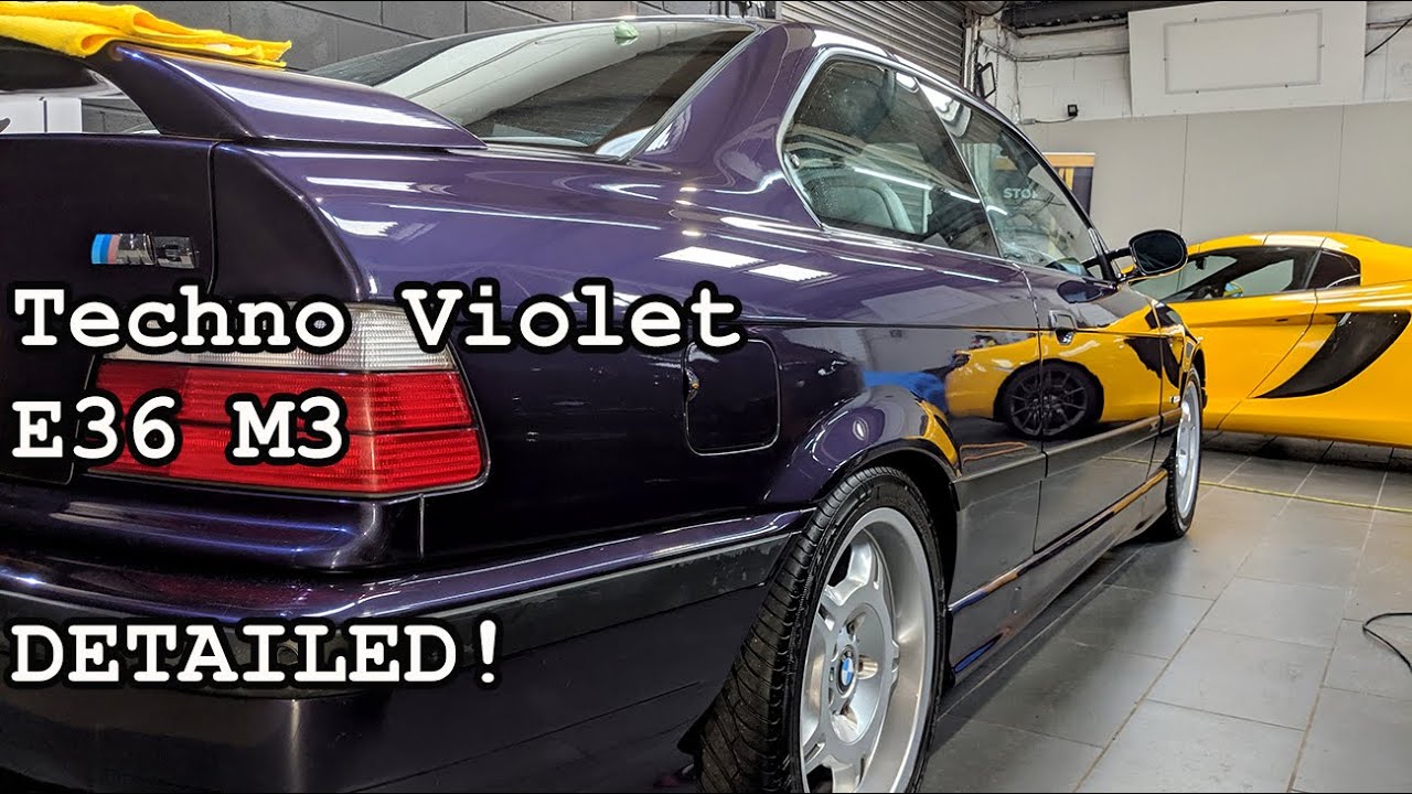 BMW E36 M3 In Techno Violet .. Average Respray To Head Turner! - YouTube