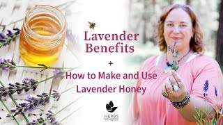 Lavender Benefits + How to Make and Use Lavender Honey