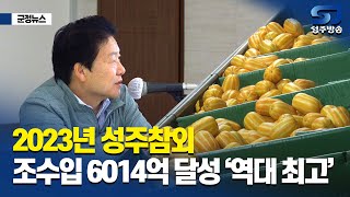 [군정뉴스] 2023년 성주참외, 조수입 6014억 달성 ‘역대 최고’