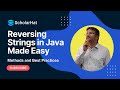 Reverse a String in Java | 5 Best Ways to Reverse a String | Java Tutorial for Beginners