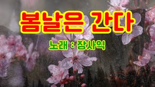 봄날은 간다 (노래 : 장사익) #봄날은간다 #장사익