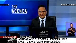 6th EU-AU Summit I President Ramaphosa, Naledi Pandor spoke to the SABC