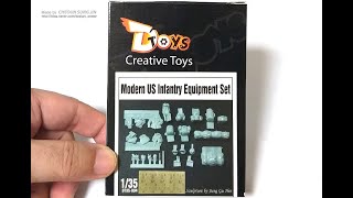 프라모델 디오라마 소품 Modern US Infantry Equipment set (plamodel/Scale Model)