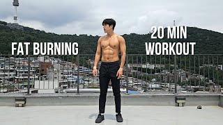 20 Min Fat Burning Workout For Beginners | Low Impact CARDIO