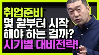 [취업준비] 하반기 취업준비는 9월부터? 뭐부터 해야 될까? 시기별 취업대비전략!(홍기찬 선생님)