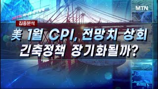 [집중분석] 美 CPI, 전망치 상회…긴축정책 장기화? / 머니투데이방송 (증시, 증권)