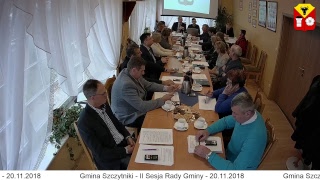 Gmina Szczytniki – II Sesja Rady Szczytniki - 20 grudnia 2018r.